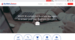 Desktop Screenshot of biz-metricpartners.com